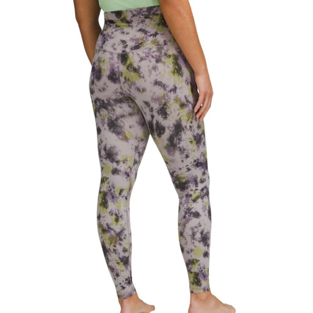 Lululemon 2021 Align Super-High-Rise Pant 28" Activewear Leggings Purple Gray 6